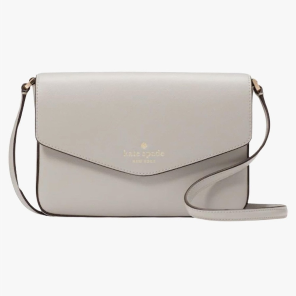 Kate Spade New York Sadie Envelope Leather Crossbody Purse